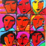 The Group / El grupo by Herson - Israeli Artist