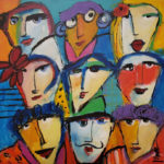 Happy Faces /  by Herson - Israeli Artist