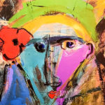 Kiss Me I have a Flower on my Head /  by Herson - Israeli Artist