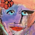 Kiss Me I have a Flower on my Head 2 /  by Herson - Israeli Artist